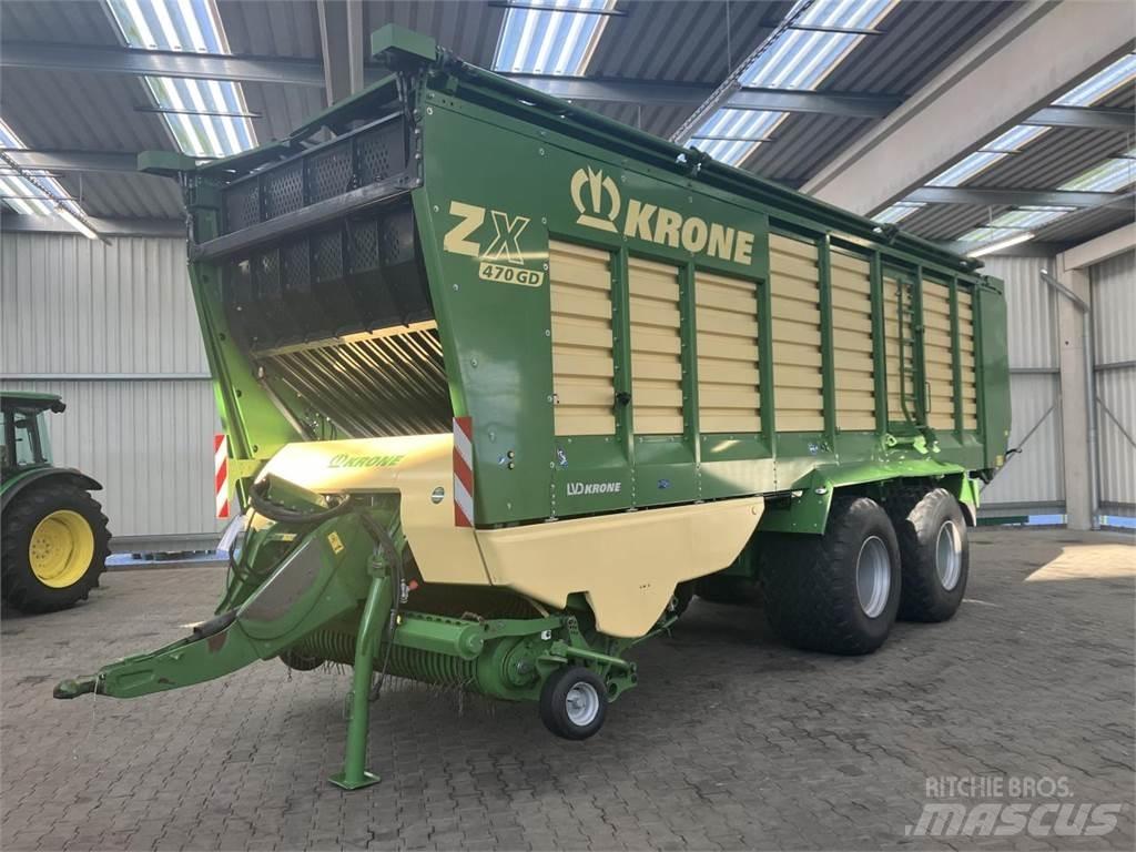 Krone ZX 470 GD Keräävät noukinvaunut ja silppurivaunut