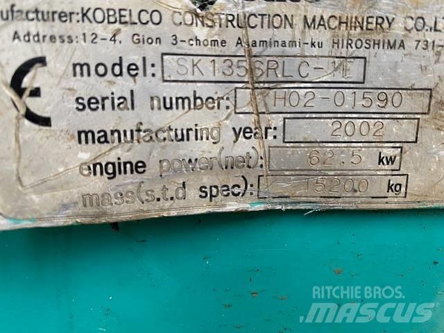 Kobelco SK 135 SR LC Telakaivukoneet