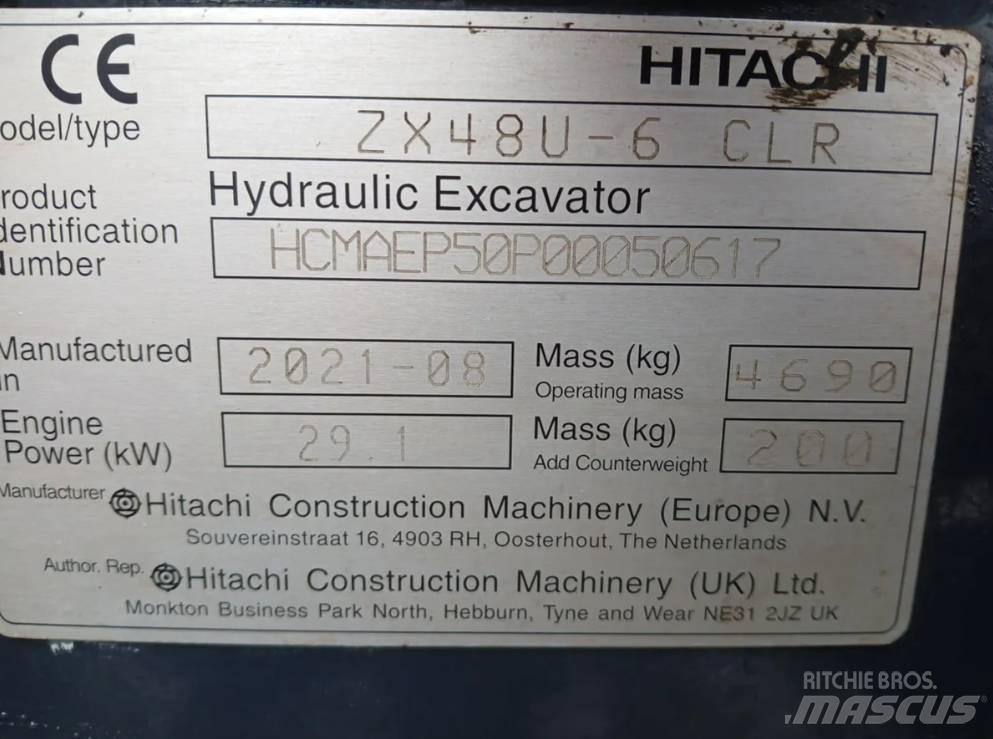 Hitachi ZX 48 U Minikaivukoneet < 7t