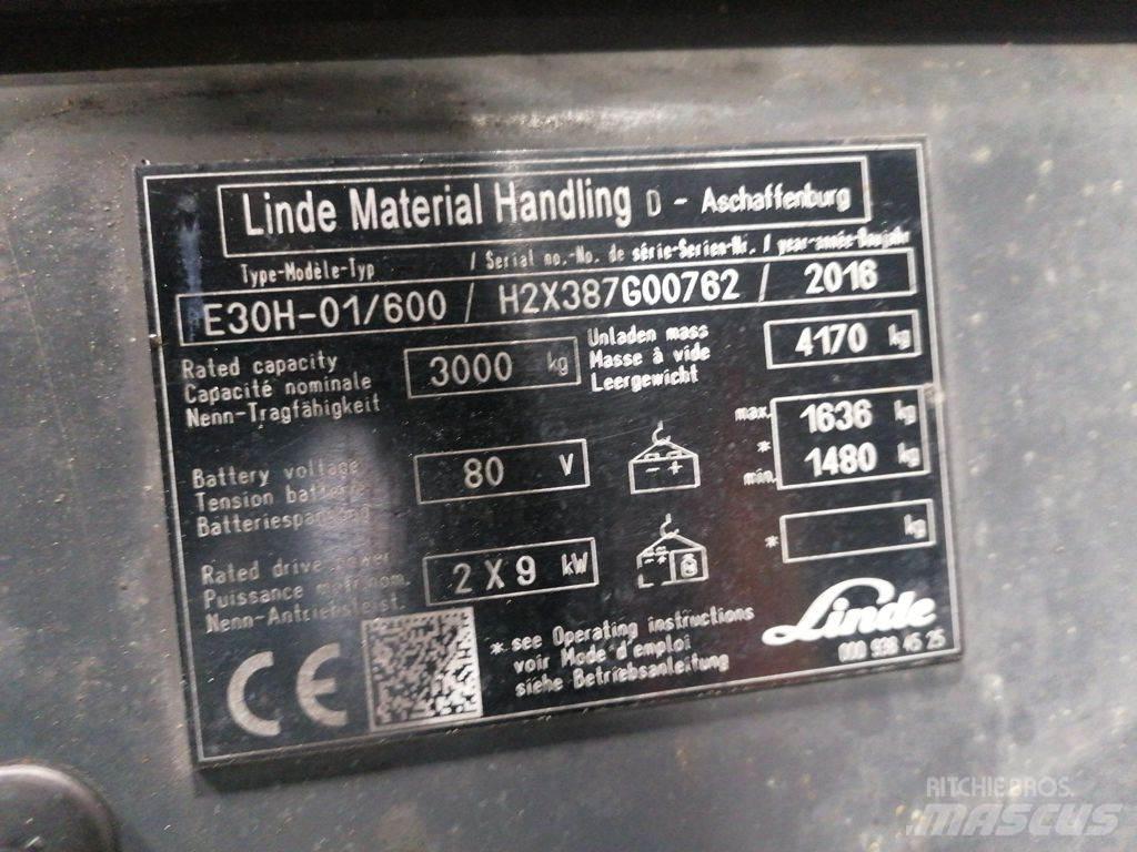 Linde E30H-01/600 Sähkötrukit