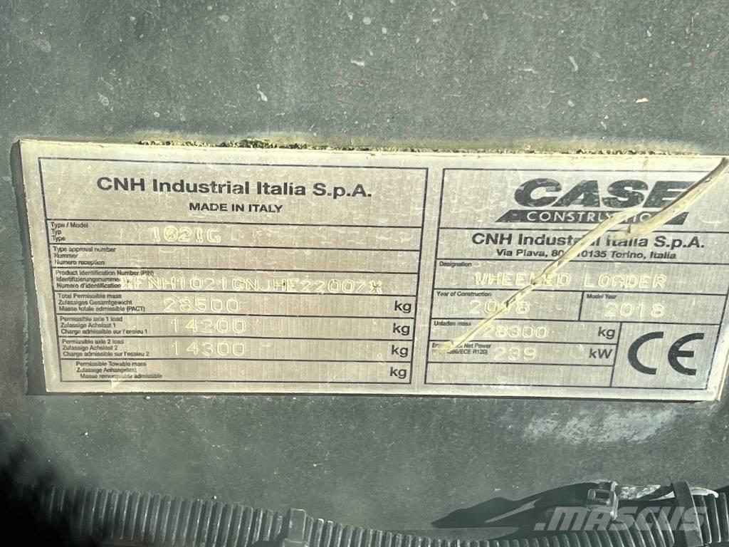 CASE 1021 G Pyöräkuormaajat