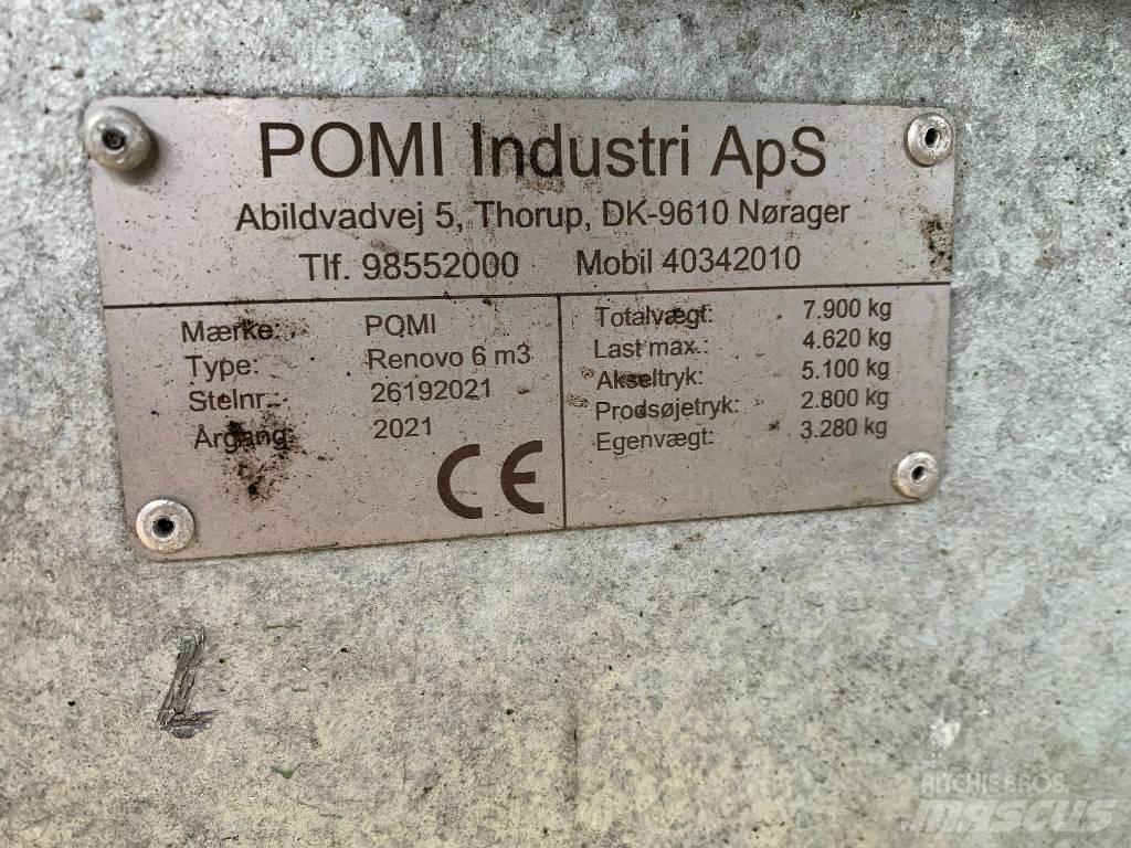 Pomi Renovo 6 m3 Jätepuristimet