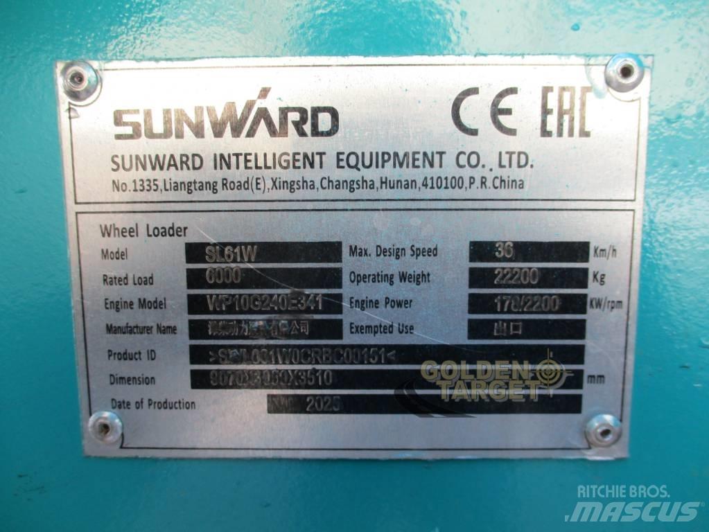 Sunward SL61W Pyöräkuormaajat