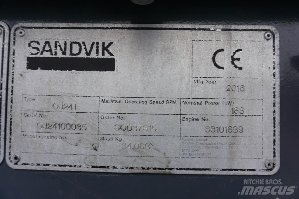 Sandvik QJ 241 Mobiilimurskaimet