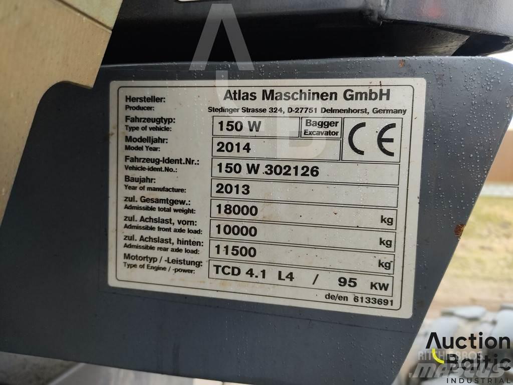 Atlas 150 W Pyöräkaivukoneet