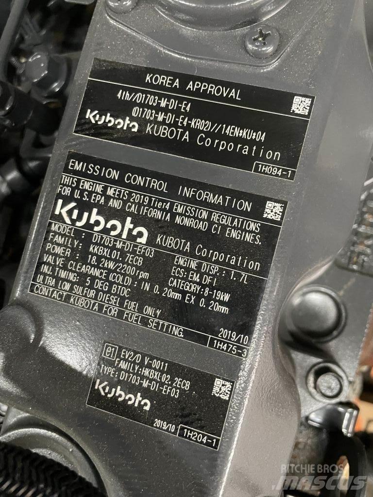 Kubota D1703 Moottorit