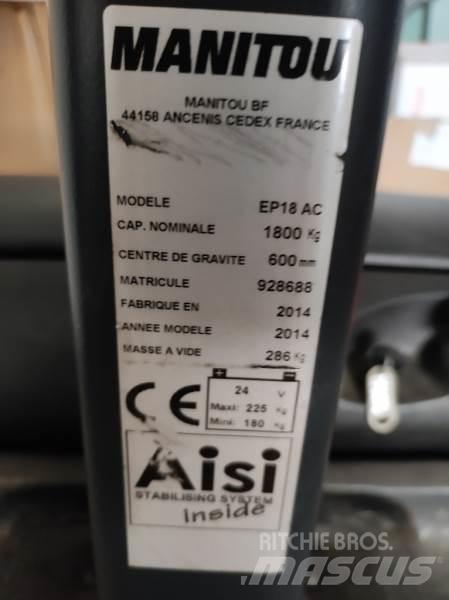 Manitou EP18 Ajettavat pinoamisvaunut