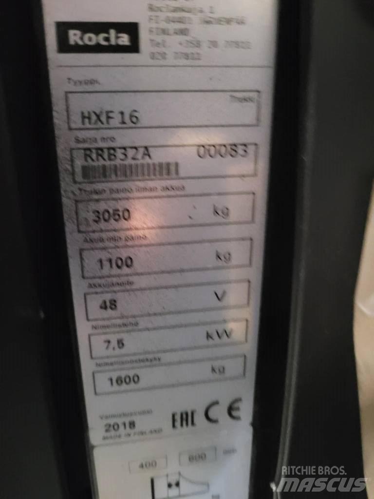 Rocla HXF16 Työntömastotrukit