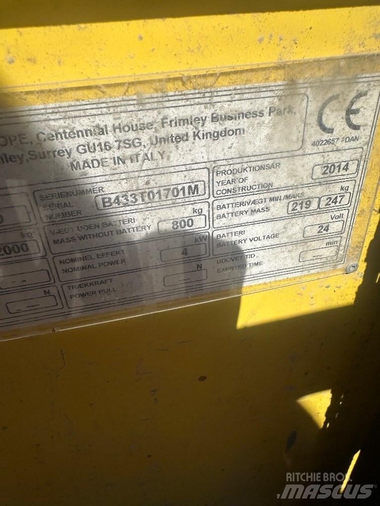 Hyster P 2.0 Ajettavat pinoamisvaunut