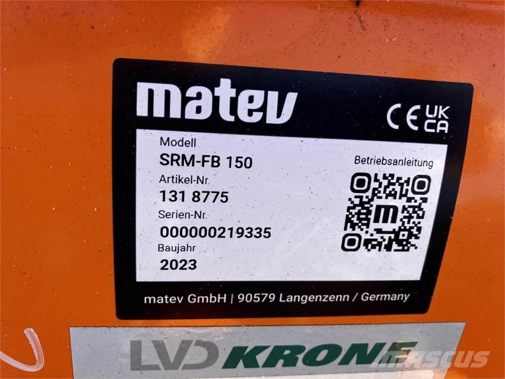 Matev SRM-FB 150 Etukuormaimen varusteet