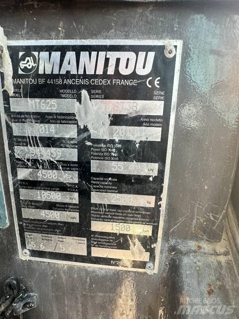 Manitou MT 625 Kurottajat
