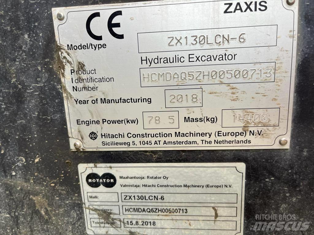 Hitachi ZX130LCN-6 Telakaivukoneet