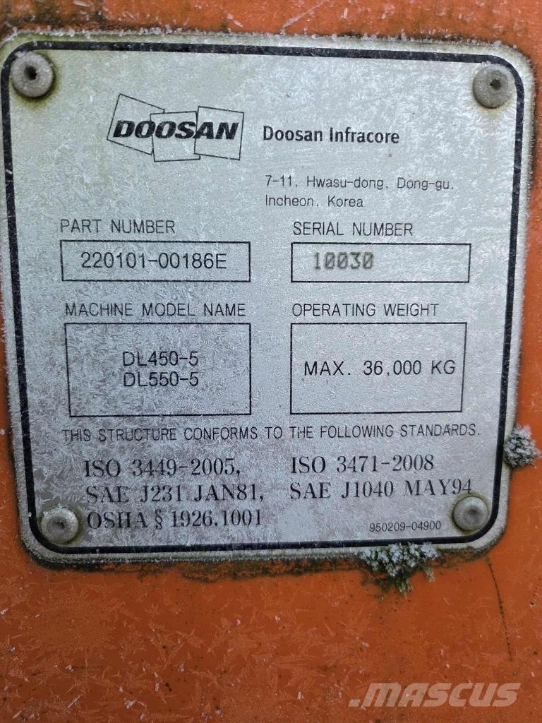 Doosan DL 450-5 Pyöräkuormaajat