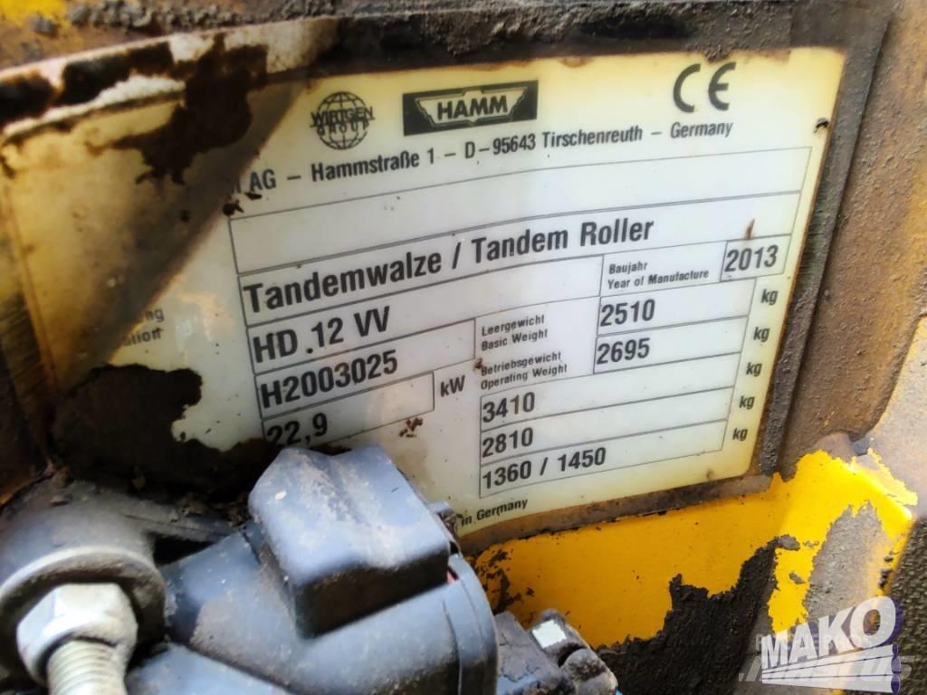 Hamm HD 12 VV Tandemjyrät