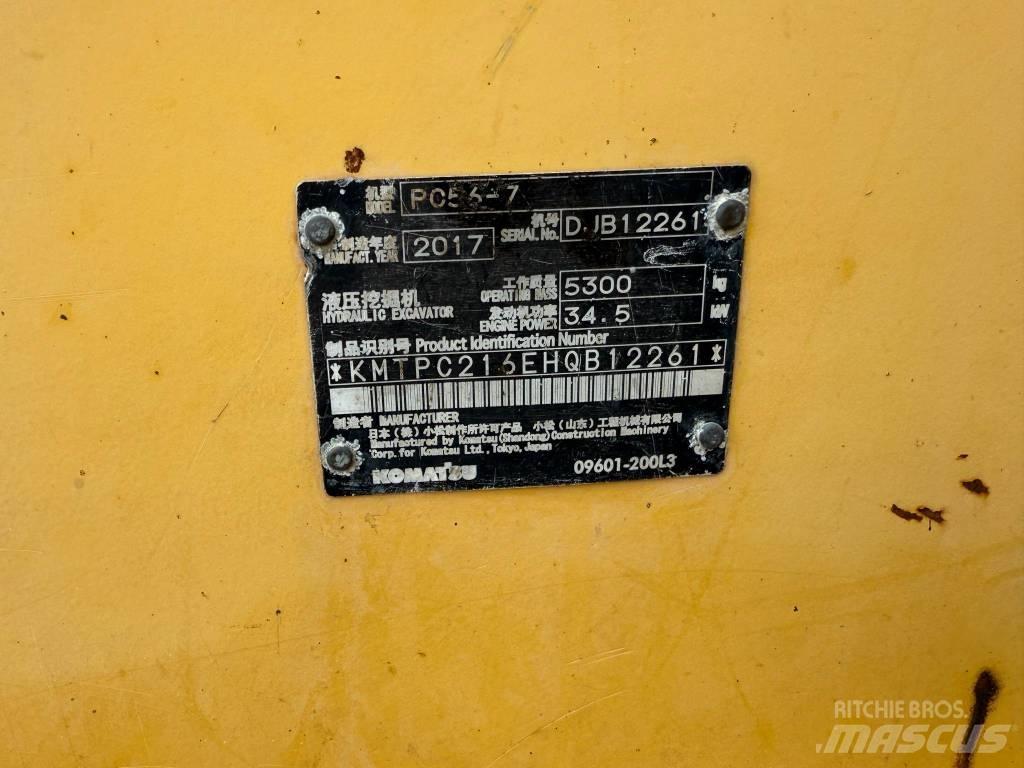 Komatsu PC 56-7 Minikaivukoneet < 7t