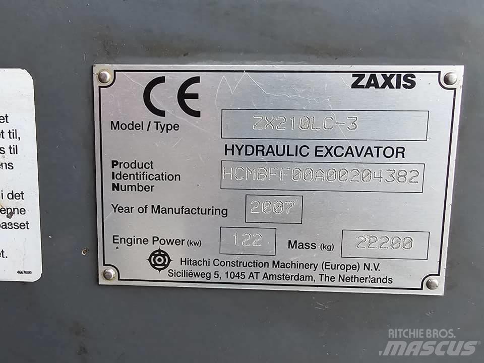 Hitachi ZX 210 LC-3 Telakaivukoneet
