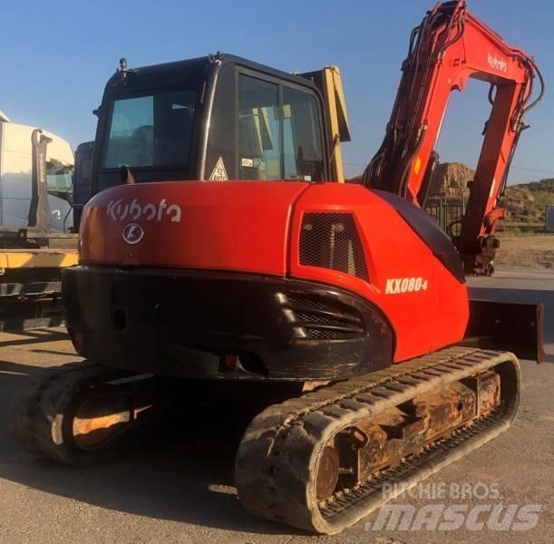 Kubota KX 080-4 Midikaivukoneet 7t - 12t