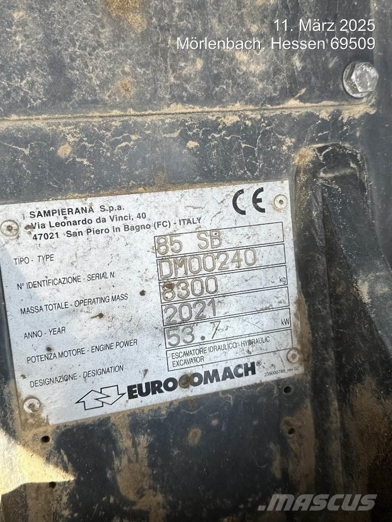 Eurocomach 85SB Minikaivukoneet < 7t