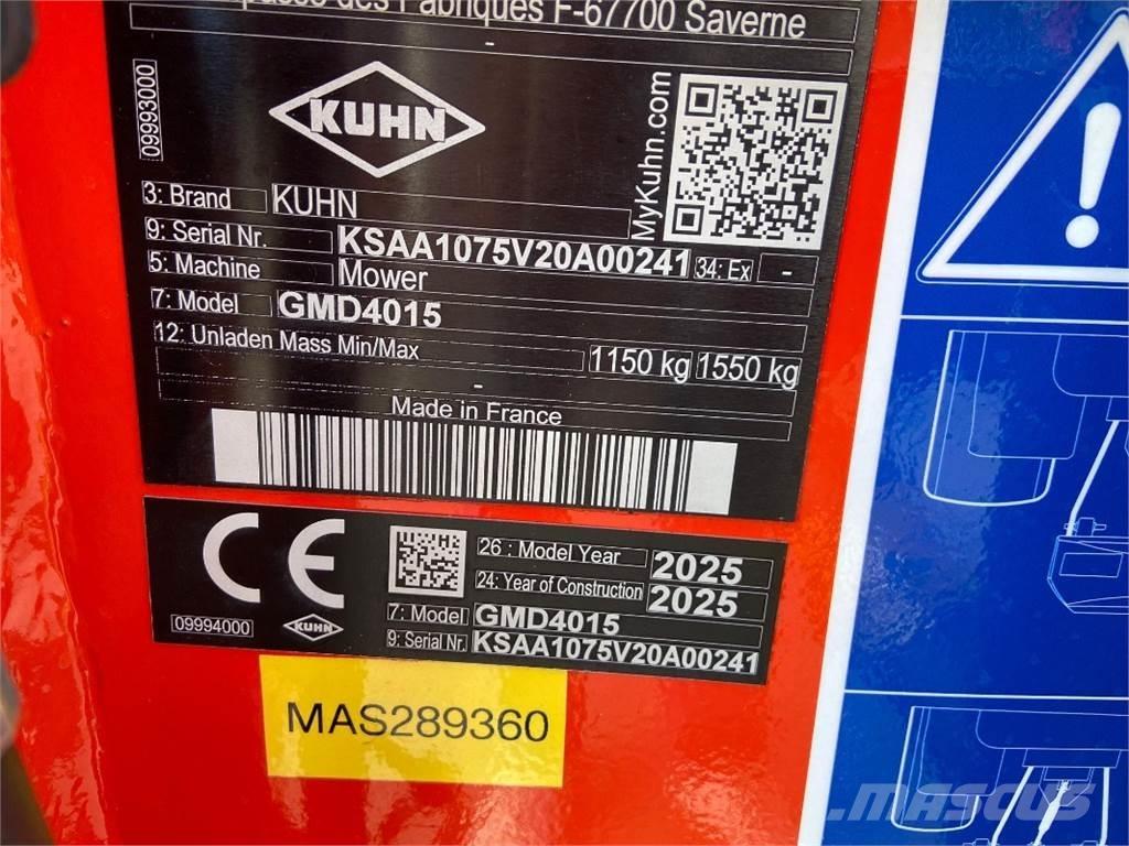 Kuhn GMD4015 Niittomurskaimet