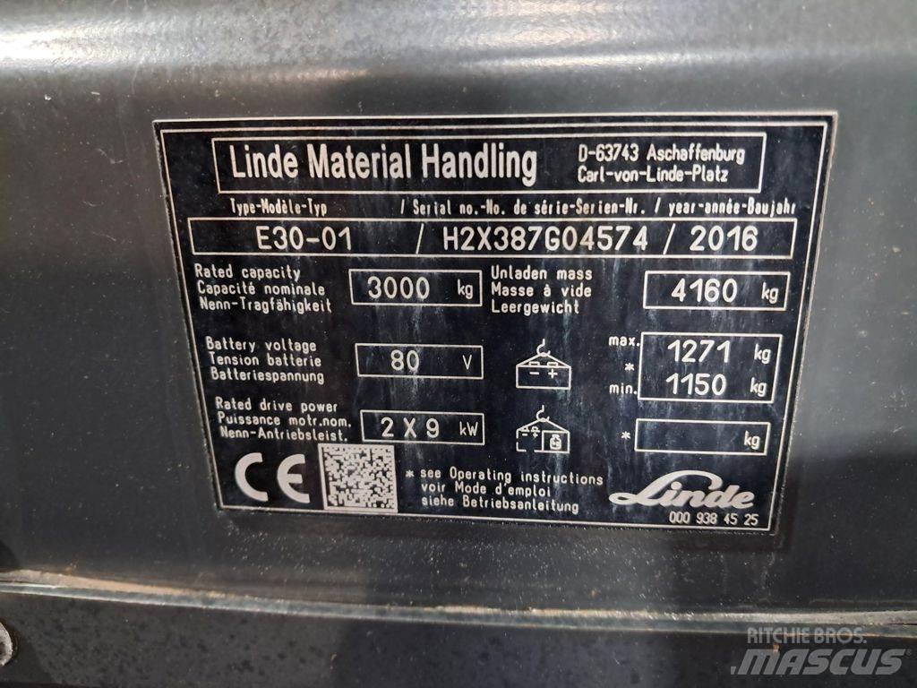 Linde E30-01 Sähkötrukit