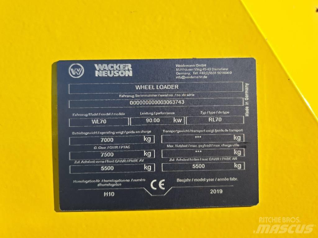 Wacker Neuson WL70 Pyöräkuormaajat