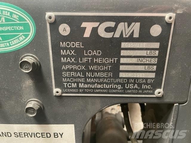 TCM FG15N18T Maastotrukit