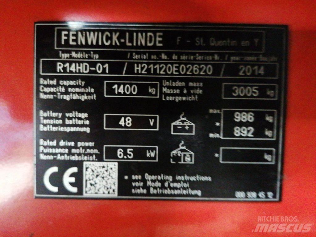 Linde R14HD-01 Työntömastotrukit