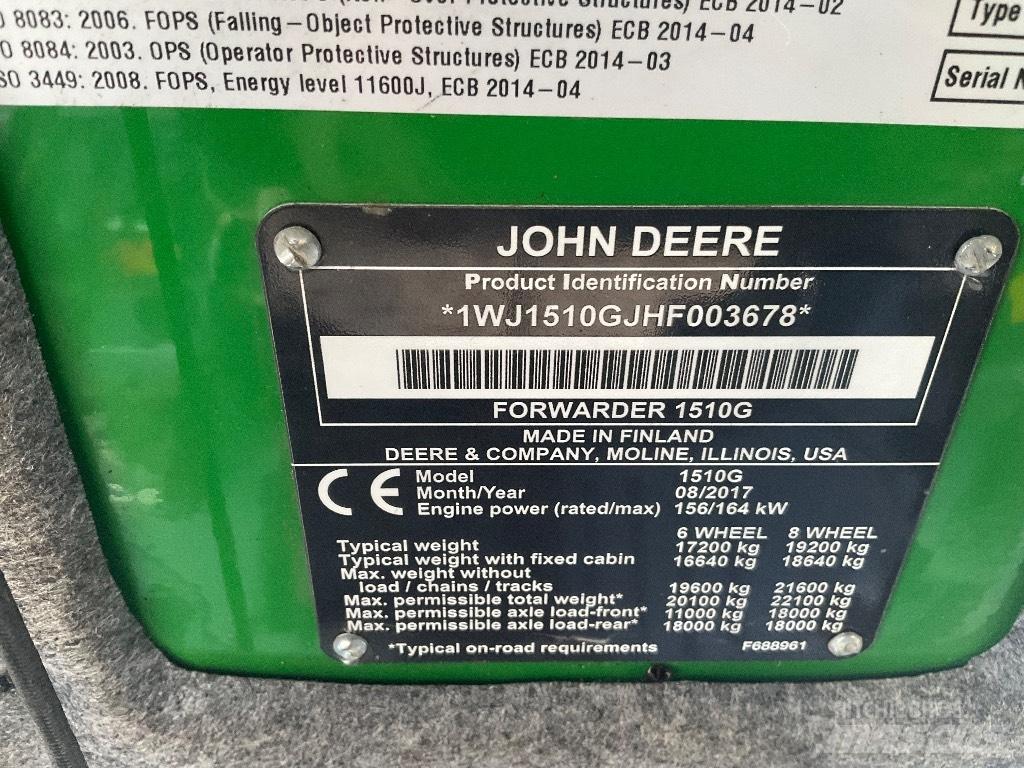 John Deere 1510G Kuormatraktorit
