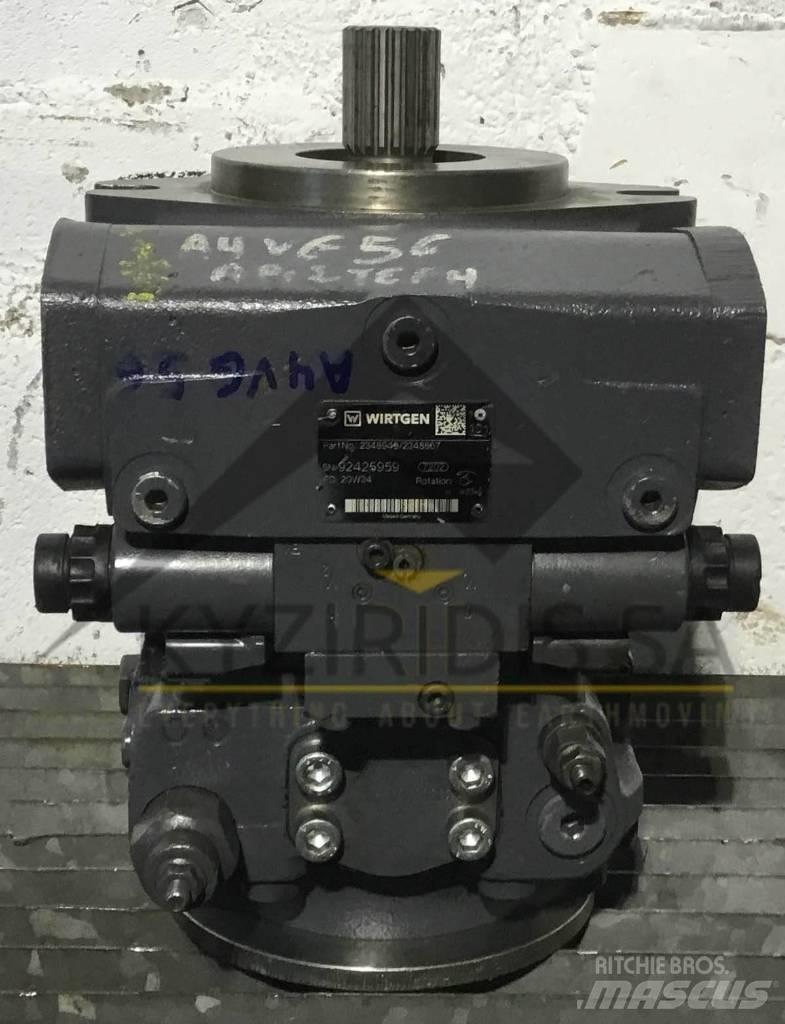 Wirtgen A4VG56 Hydrauliikka