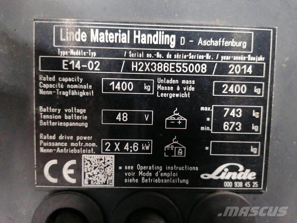 Linde E14-02 Sähkötrukit