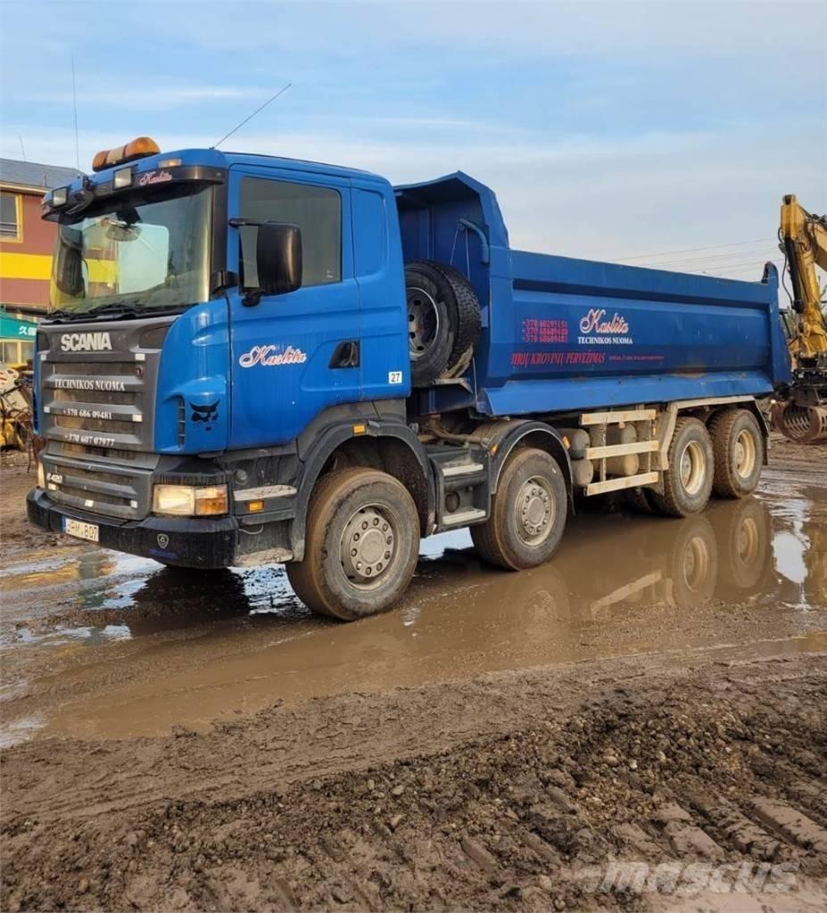 Scania R420 8x4 Nostovarsi-vaihtolavakuorma-autot