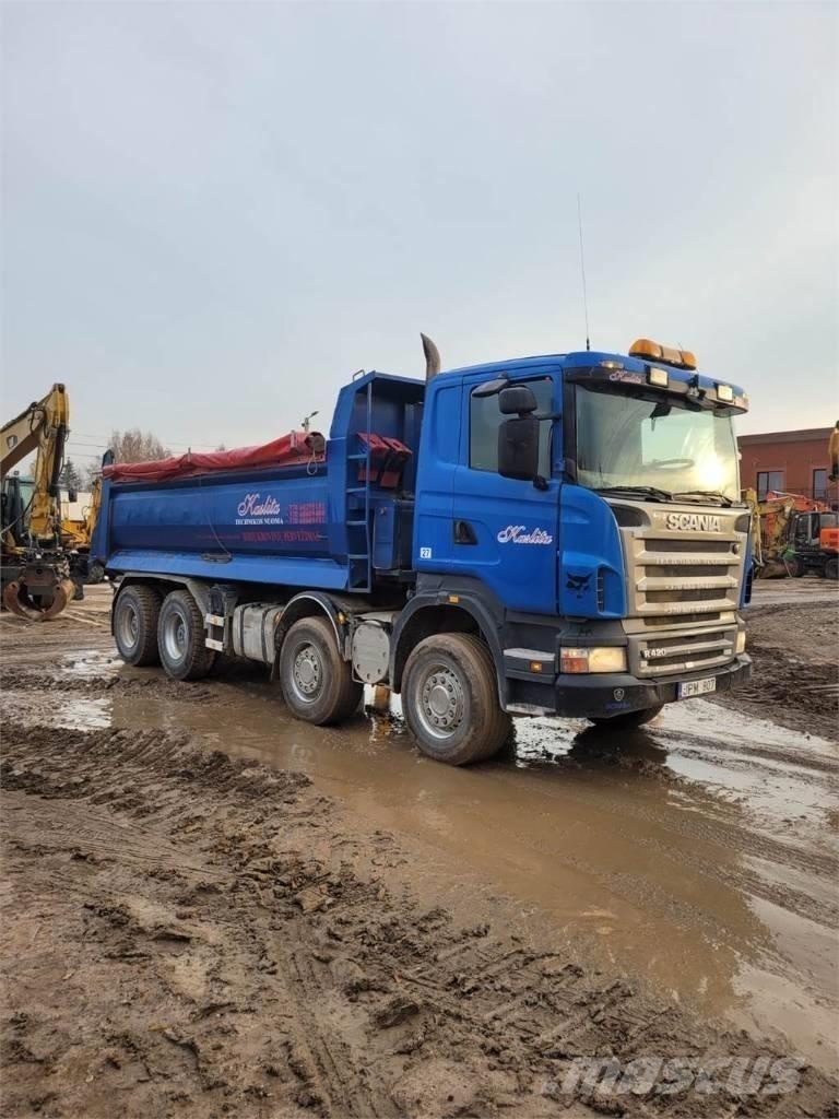 Scania R420 8x4 Nostovarsi-vaihtolavakuorma-autot