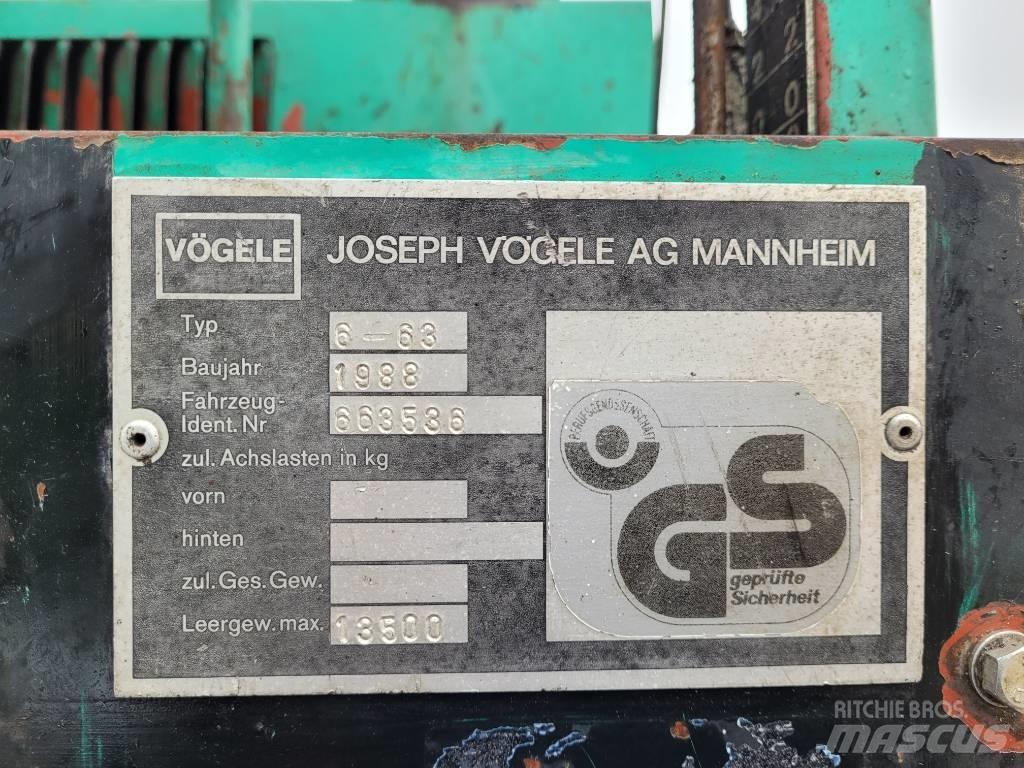Vögele Super 1500 Asfalttikoneet