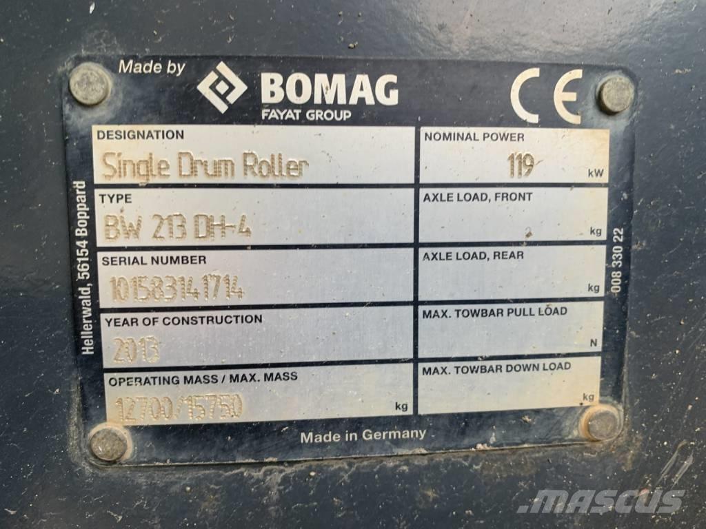 Bomag BW 213 D H-4 Yksivalssijyrät