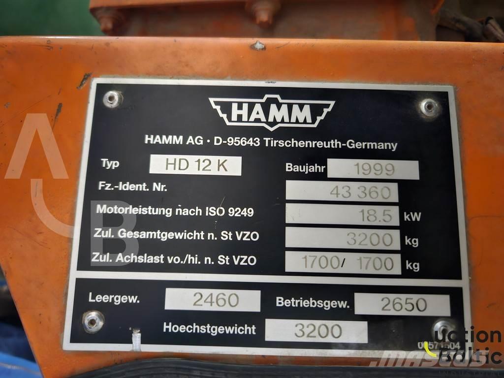 Hamm HD 12 K Muut jyrät