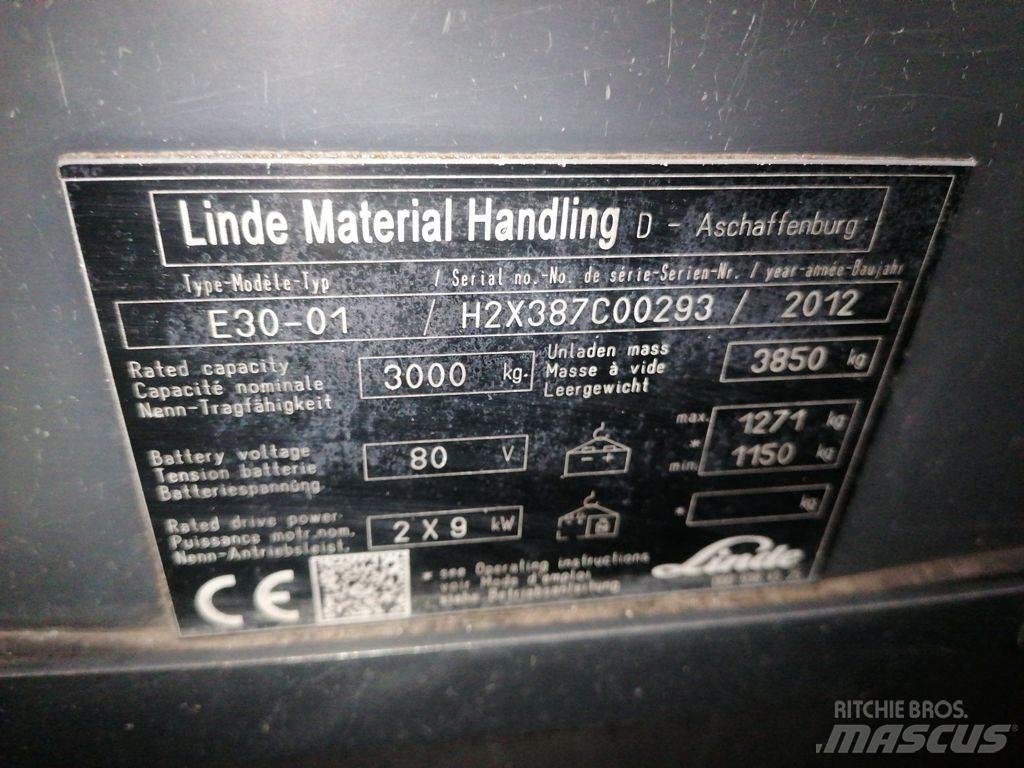 Linde E30-01 Sähkötrukit