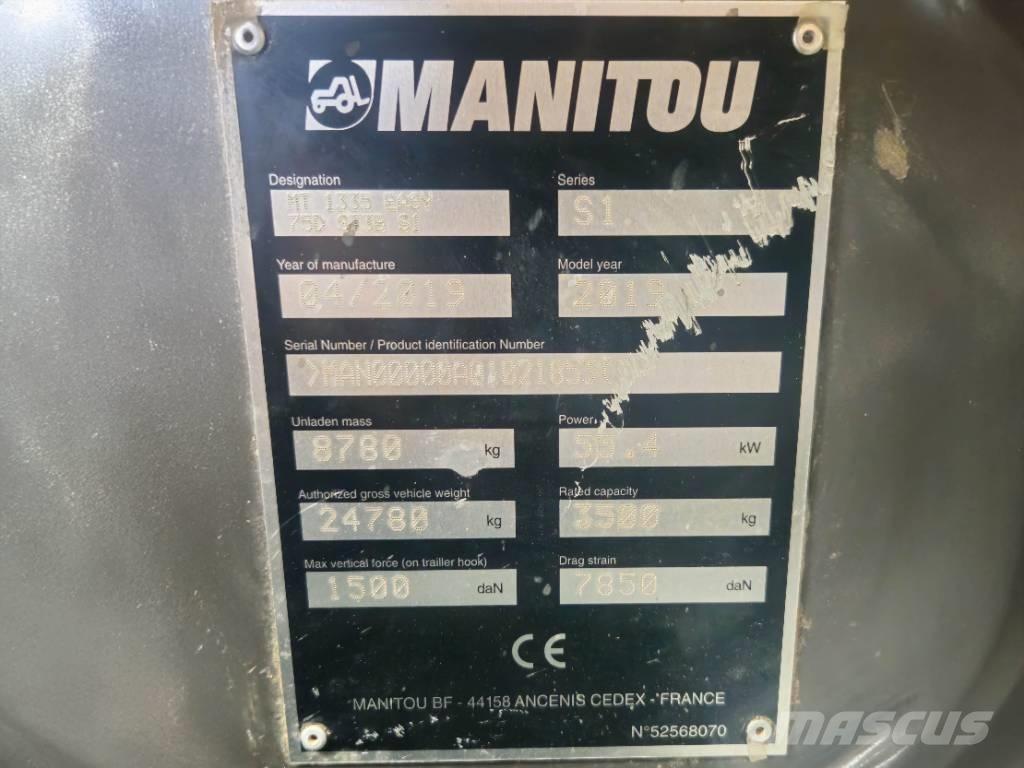 Manitou MT 1335 Kurottajat