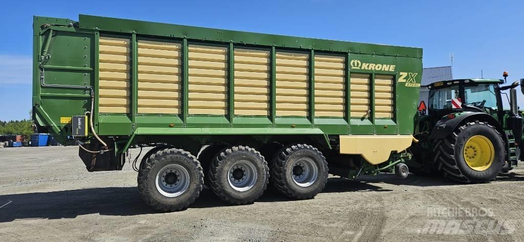 Krone ZX 470 GL Keräävät noukinvaunut ja silppurivaunut