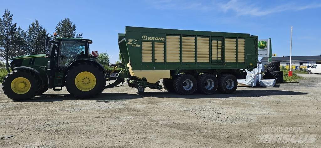 Krone ZX 470 GL Keräävät noukinvaunut ja silppurivaunut