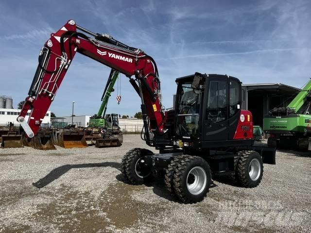 Yanmar B 95W Pyöräkaivukoneet