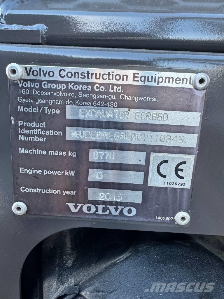 Volvo ECR 88 D Midikaivukoneet 7t - 12t