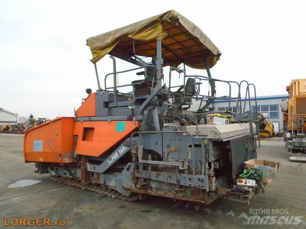 Vögele Super 1600 Asfalttikoneet