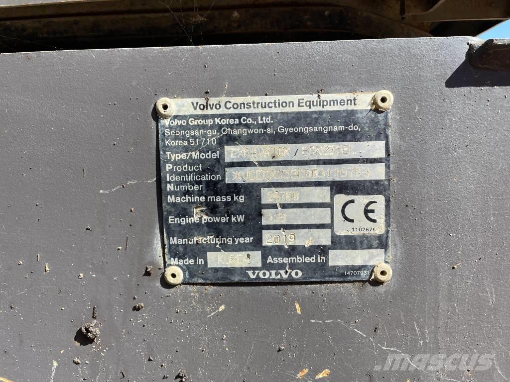 Volvo ECR 235 Telakaivukoneet