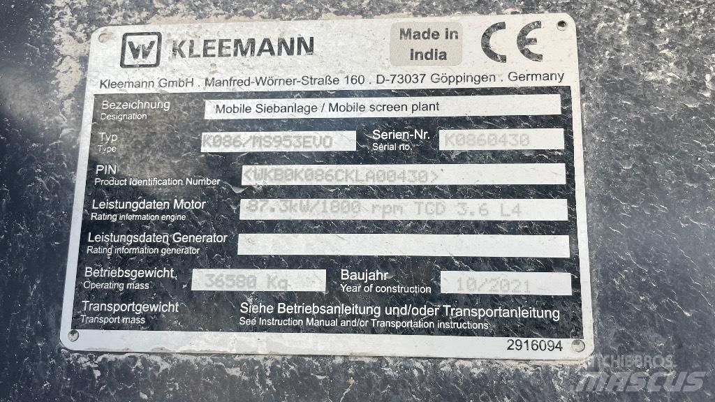 Kleemann 953 Seulat