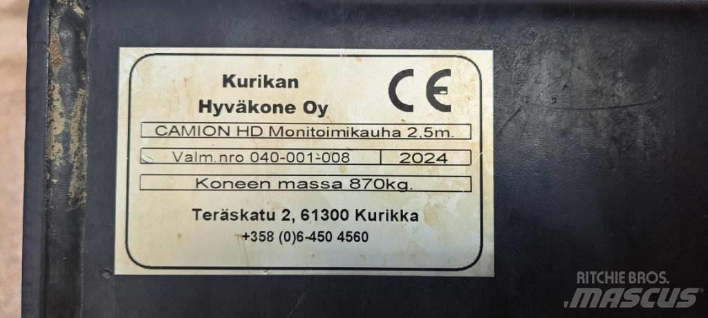 Camion HD 250 Etukuormaimen varusteet