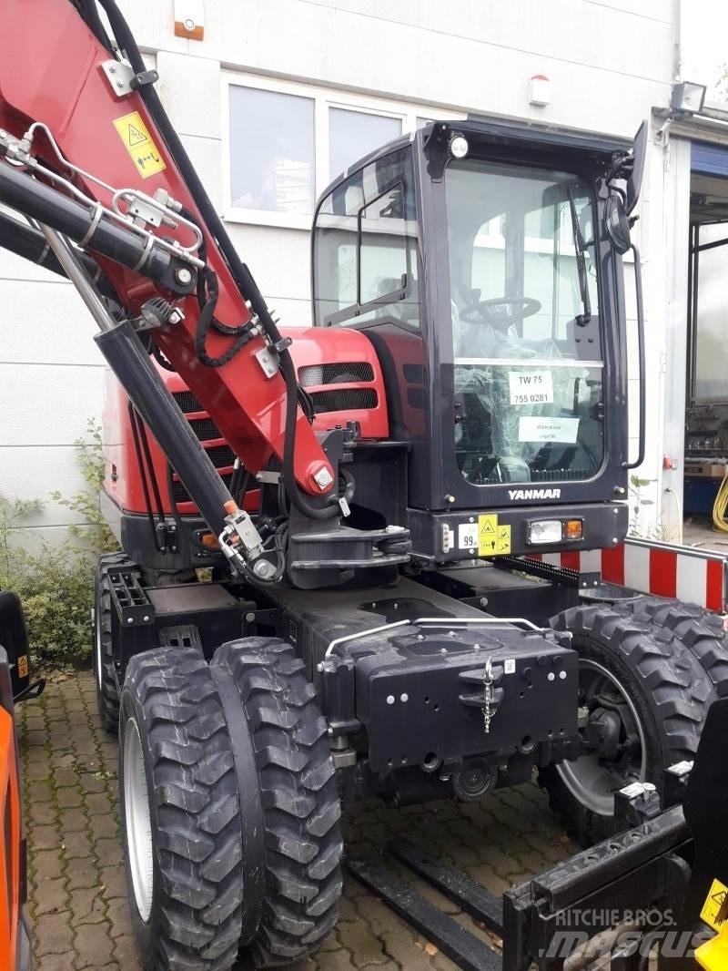 Yanmar B75W Pyöräkaivukoneet