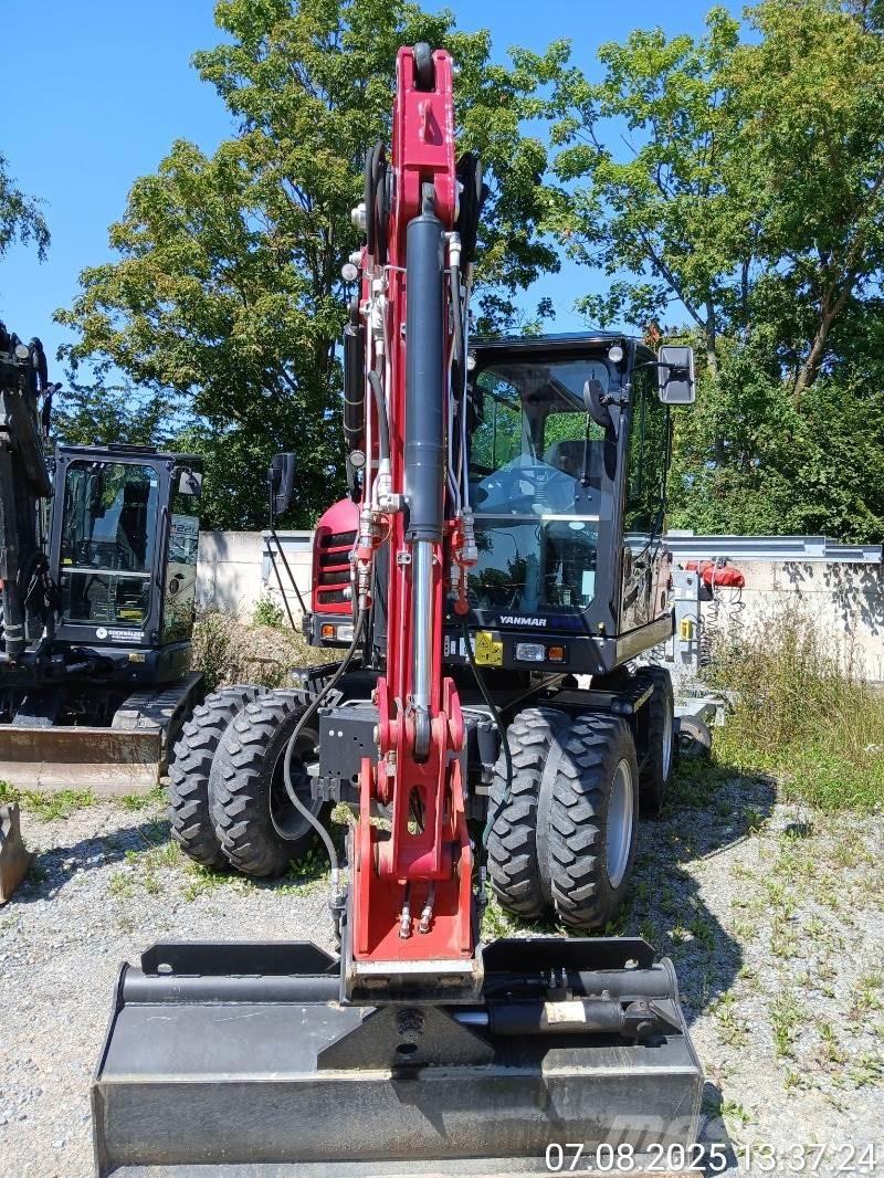 Yanmar B75W Pyöräkaivukoneet