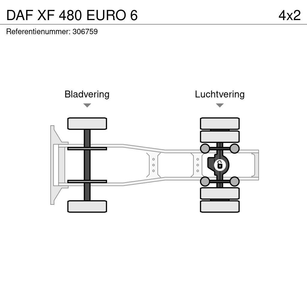 DAF XF 480 EURO 6 Vetopöytäautot