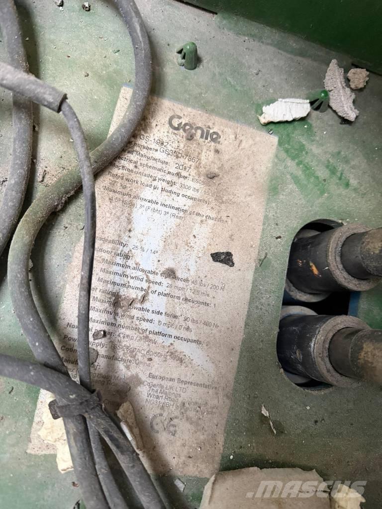 Genie GS 1932 Saksilavat