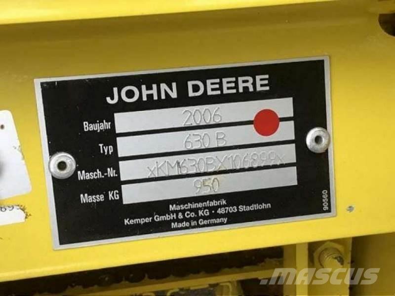 John Deere 630 B Heinä- ja tuorerehukoneiden tarvikkeet